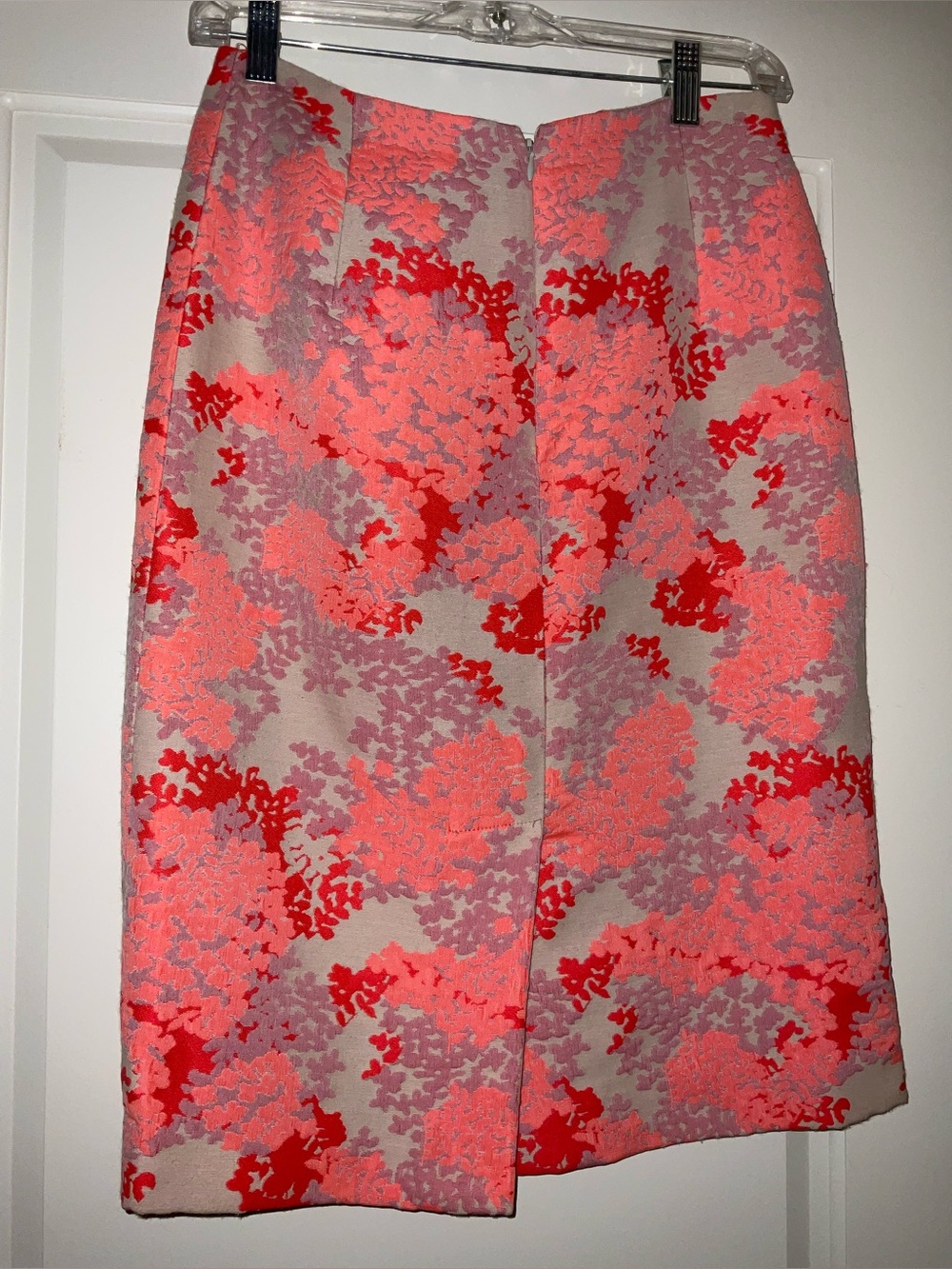 Carolina Herrera Floral Jacquard Skirt